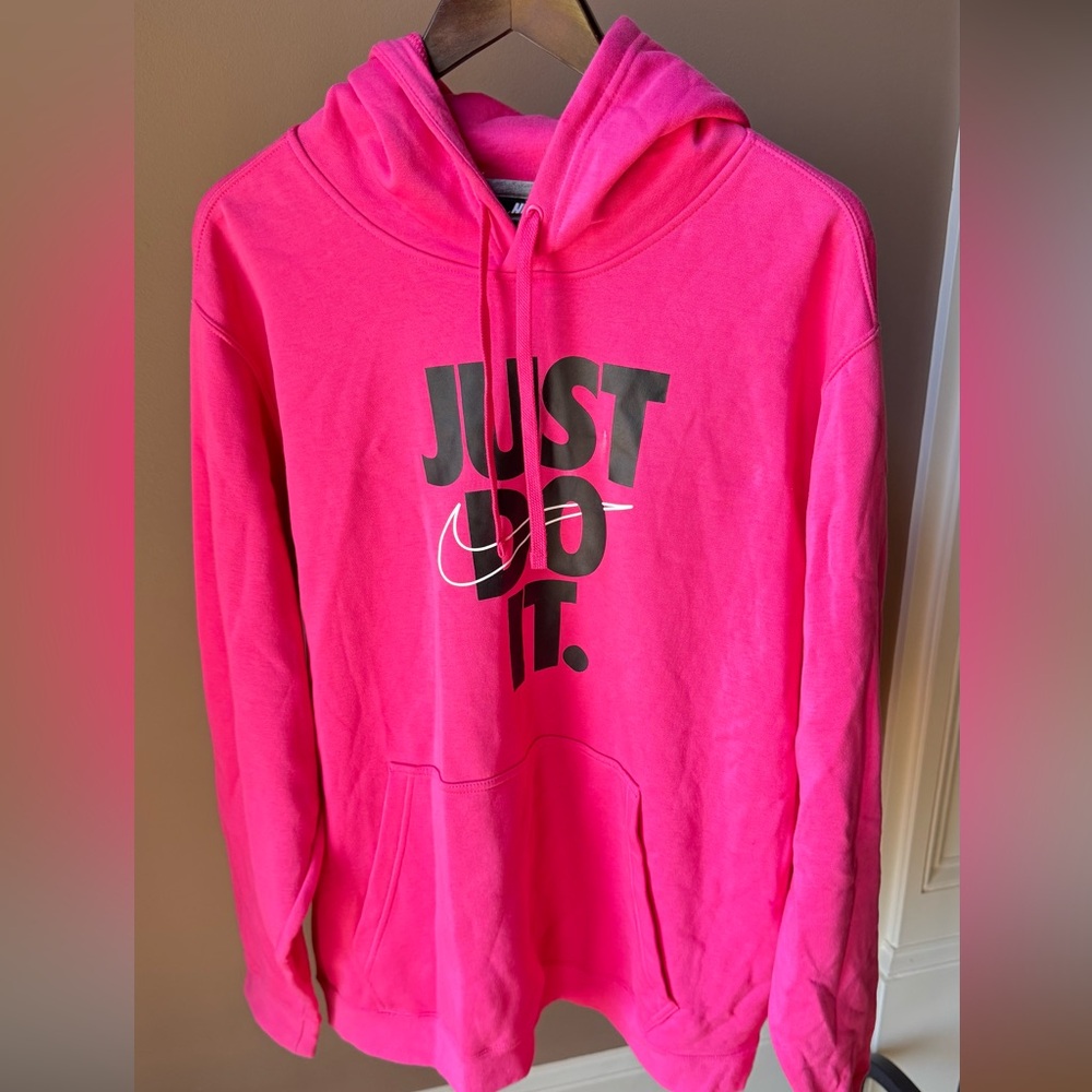 Nike Pink "Just Do It." Hoodie